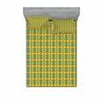 thumbnail image 2 of Ambesonne Abstract Fitted Sheet & Pillow Sham Set, Vintage and Ethnic Art, Twin, Multicolor, 2 of 3