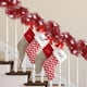 thumbnail image 5 of Guirnalda de copos de nieve de Navidad, decoraciones para árboles de Navidad, guirnalda metálica roja de Navidad, decoraciones colgantes de techo para Año Nuevo, cumpleaños, vacaciones, suministros, 5 of 8