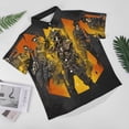 thumbnail image 4 of Apex Legends Casual Short Sleeve Shirt Lapel Collar Shirt Summer Beach Shirt XL, 4 of 8