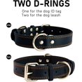 thumbnail image 3 of FrostHike Dog Collar. Genuine Leather Dog Collar. Heavy Duty Dog Collar. Wide Dog Collar for Small Dog. Medium Dog. Large Dog and Extra Large Dog, 3 of 5
