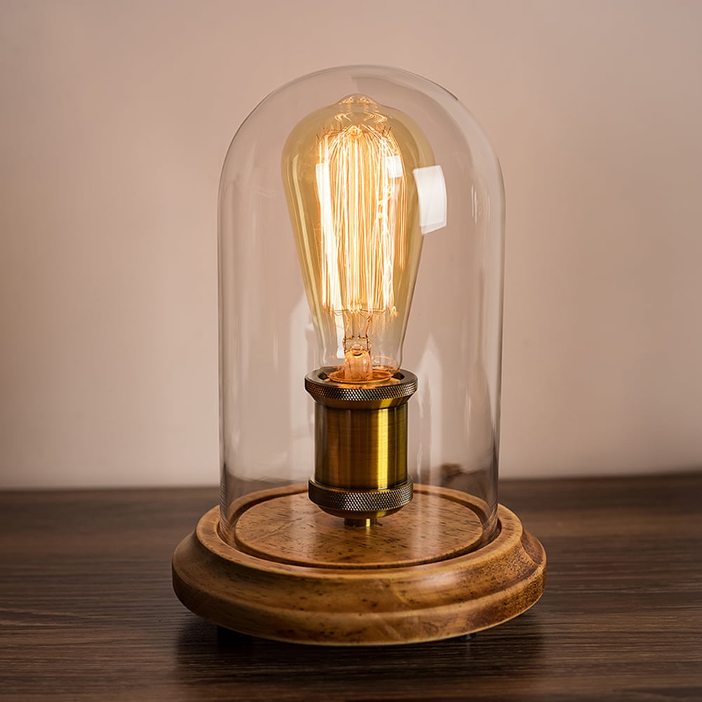 Surpars House Vintage Desk Lamp Glass, Grove Park Table Lamp