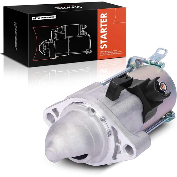 A-Premium Starter Motor Compatible with Honda CR-V CRV 2012-2013 2.4L, Civic 2012-2013 2.4L, Crosstour 2012-2015 2.4L & Acura ILX 2013-2015 2.4L, 12V 1.6KW 9-Teeth Clockwise, Replace# 31200-RX0-A01