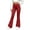 Red, variant on LckLvx Girls Flare Leggings Elastic Waist Stretchy Casual Pants Plain Athletic Yoga Dance Activewear