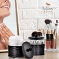 thumbnail image 6 of Autumn Alley Glass and Black Apothecary Jars with Ball Handles– Farmhouse QTip and Cotton Ball Storage, 6 of 11