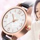 thumbnail image 3 of Reloj unisex de moda con esfera redonda y pantalla analógica de pulsera de cuarzo (banda negra con espejo blanco), 3 of 6