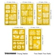 thumbnail image 2 of Traceease 5 Pieces Butterfly & Floral Pattern Drawing Templates For Scrapbooking Designing Craft DIY Art Supplies, 2 of 4