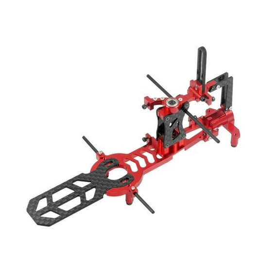 Microheli Aluminum/Carbon Fiber Main Frame (RED) - WLTOYS V950