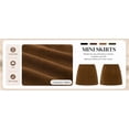 thumbnail image 5 of Casual Corduroy Mini Skirts for Women High Waisted A-Line Short Skorts with Built-in Shorts, 5 of 7