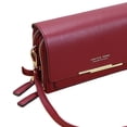 thumbnail image 5 of Bolso de cuero Zulema Embrague de Hombro Rojo, 5 of 5