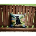 thumbnail image 2 of Labrador Retriever Spring Path Throw Pillow 14 in x 14 in, 2 of 6