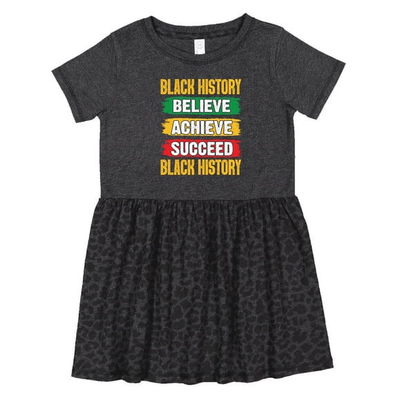 Inktastic Inspirational Political Black History Month Girls Toddler Dress