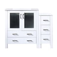 thumbnail image 2 of White 42 in. Single Vanity for Bathing Area / Ceramic Top, Plywood Filler, Soft - Close Function, 2 of 2
