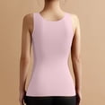 thumbnail image 5 of Xijirk Tank Tops Winter Thermal Underwear Velvet Lined Long Vest Seamless Self Heating Base Layer Top for Cold Weather Camisole Tops for Women,Pink,XL, 5 of 9