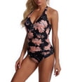 thumbnail image 3 of Traje De Baño De Una Pieza, Traje De Baño Elegante Con Cuello En V Sin Espalda A La Moda Para Fiesta En La Piscina ANGGREK Otros, 3 of 5
