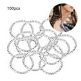 thumbnail image 3 of Greensen 100pcs Hair Braid Rings Dreadlock Hair Clips Loops Decoration for Women & Girls, Hair Braid Clips,Hair Braid Rings, 3 of 8