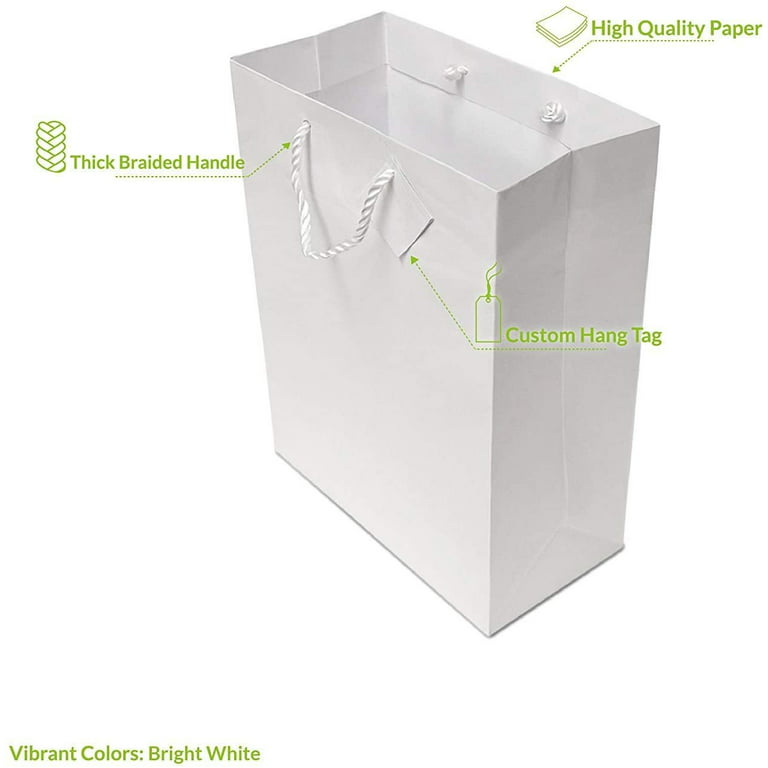 Premium Kraft Gift Tags - 100pcs White Paper - Versatile - Hanging