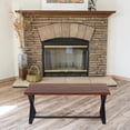 thumbnail image 5 of AmeriHome Acacia Wood Cross Leg Living Room Table Set, 5 of 5