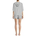 thumbnail image 5 of Secret Treasures Women's Sleepwear Sleep Terry Shorty Set, 5 of 5