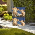 thumbnail image 2 of Sigee Cows Cattles for Live Happy Decorative Small Garden Flag,Double Sided Yard Flags Holiday Garden Flags for All Seasons, 2 of 9