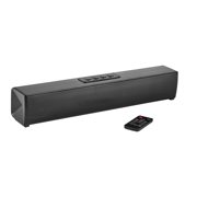 2.0 Channel Sound Bar for Smart TV, 17-Inch Compact 80W Surround Soundbar with Bluetooth & AUX, Remote Control for Home Theater & PC