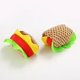 thumbnail image 2 of Cat Toy Creative Funny Plush Hamburger Cat Interactive Toy Cat Teething Toy, 2 of 7
