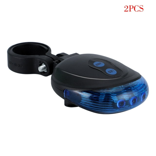 2 Pièces Lumière Vélo LED Feu Arrière Vélo Réglable Avertissement Veilleuse Vélo Feu Arrière, Type 2