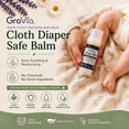 thumbnail image 6 of GroVia All Natural Magic Stick Baby Diaper Balm for Baby Diapering (2 oz) - Unscented, 6 of 9