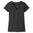 thumbnail image 5 of Yellow Rooster Women's Short Sleeve V-Neck Re-T-Shirts Charcoal Heather 4XL, 5 of 6