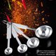 thumbnail image 3 of Juego De Cucharas Medidoras De Acero Inoxidable De 4 Piezas Que Incluyen 1/10 Cucharadita 1/2 Cucharadita 1 Cucharadita 1 Cucharada Para Medir Ingredientes Secos Y Líquidos, 3 of 5