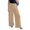 Khaki, variant on Charmgo Womens Lounge Pants Women's Casual Wide Leg Pants High Elastic Waisted In The Back Business Work Trousers Long Pants With Pocket Trouser Pants Palazzo Pants for Women Black L