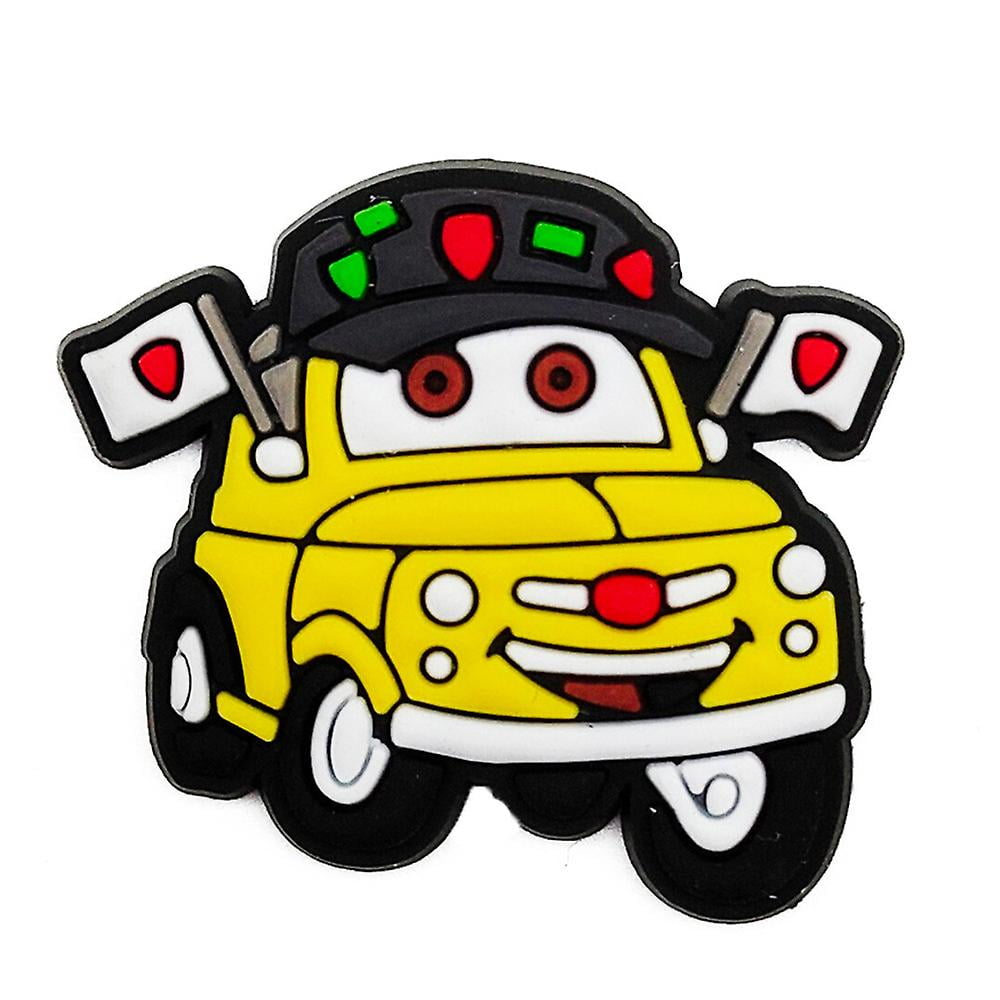 200 Pcs Cartoon Cars Theme Crocs Shoes Charms Shoes Decoration