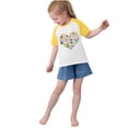 thumbnail image 3 of RXIRUCGD 2025 Vêtements d'Été pour Enfants Tout-Petits Garçons Filles Mode Mignon Col Rond Imprimé Manches Courtes Haut, 3 of 6