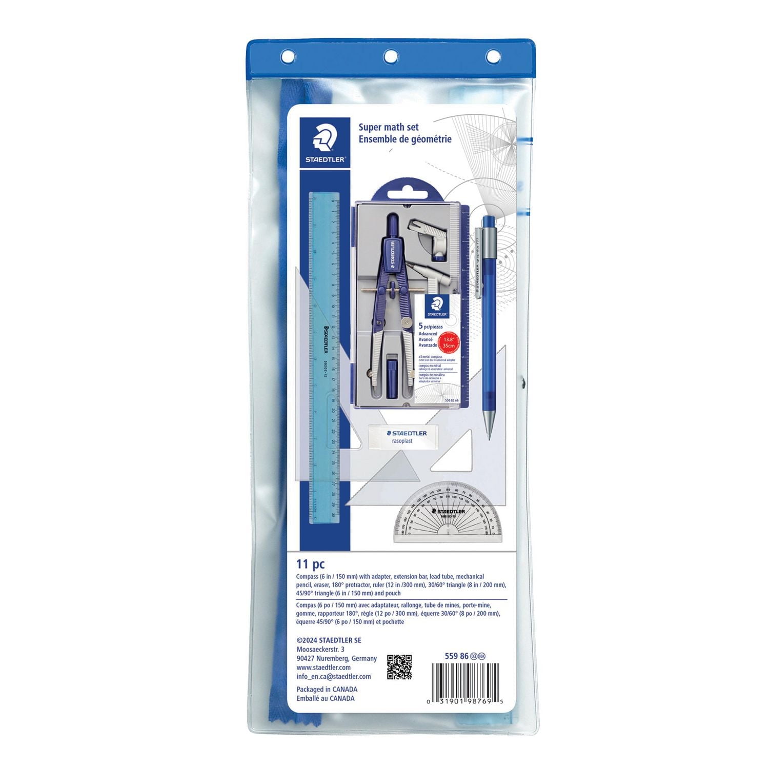 Staedtler Super Math Set, 11 pieces
