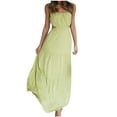 thumbnail image 2 of LOVZFMLL Robes Nouvelle Robe à Bretelles Sans Manches en Velours Côtelé Ample pour Femmes, 2 of 5