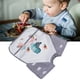 thumbnail image 4 of Babero Para Bebé, Protección De Ropa Patrón De Dibujos Animados Lindo Babero De Alimentación Infantil De Fibra De Poliéster Para El Hogar Para Niños ANGGREK Otros, 4 of 8