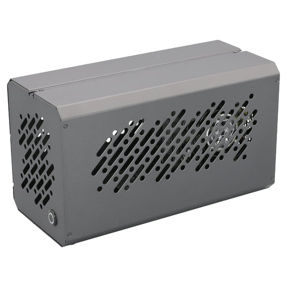 YIEMEEN Black Metal Frame Computer Case Enclosure for ATX37 SFX27 Supports 3x12CM Cooling Fan PC Case Housing Frame