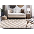 thumbnail image 3 of Safavieh Dhurries Jarrod Geometric Wool Area Rug, Ivory/Multi, 4' x 6', 3 of 11