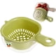 thumbnail image 5 of Cesta de drenaje de doble capa, cesta de drenaje de doble capa de cocina con asa, colador de frutas, colador de verduras, cesta de drenaje, cuenco de sandía, cesta de drenaje para lavar verduras y fru, 5 of 6