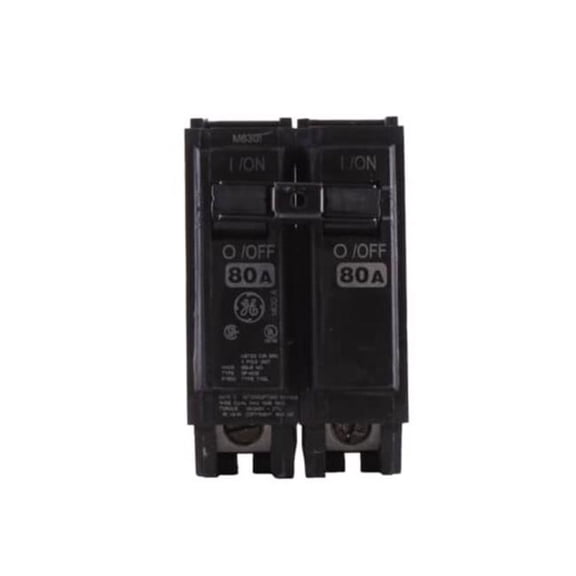 GE Industrial ABB 3019027 80A Q Line Plug In 2-Pole Circuit Breaker