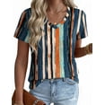 thumbnail image 4 of Zeagoo Womens Basic T-shirts Short Sleeve V-Neck Shirts Summer Casual Tops Daily Wear, 4 of 7