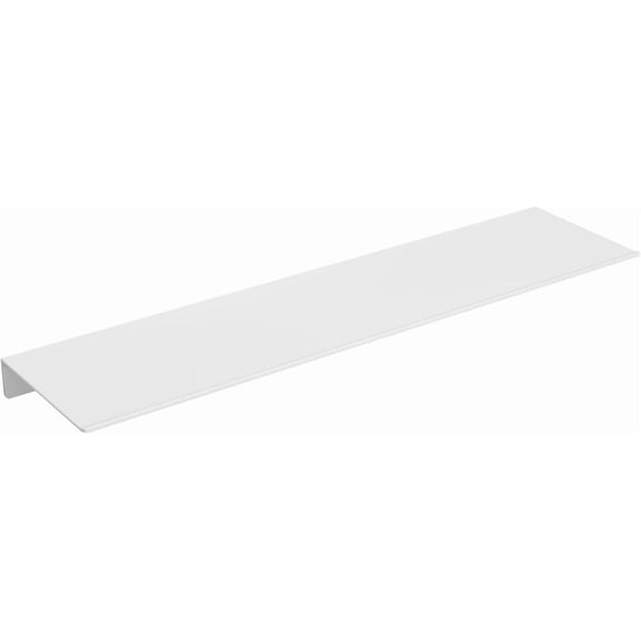 ABCISI White Floating Shelf for Wall Storage, Metal Wall Shelves for Living Room/Bathroom/Kitchen, Bedroom, 20” Long Display Shelf for Collectibles