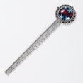 thumbnail image 2 of Christmas snowflakes Vintage Silver Lace-Edged Bookmark: a Gift for Readers and Book Lovers, 2 of 5