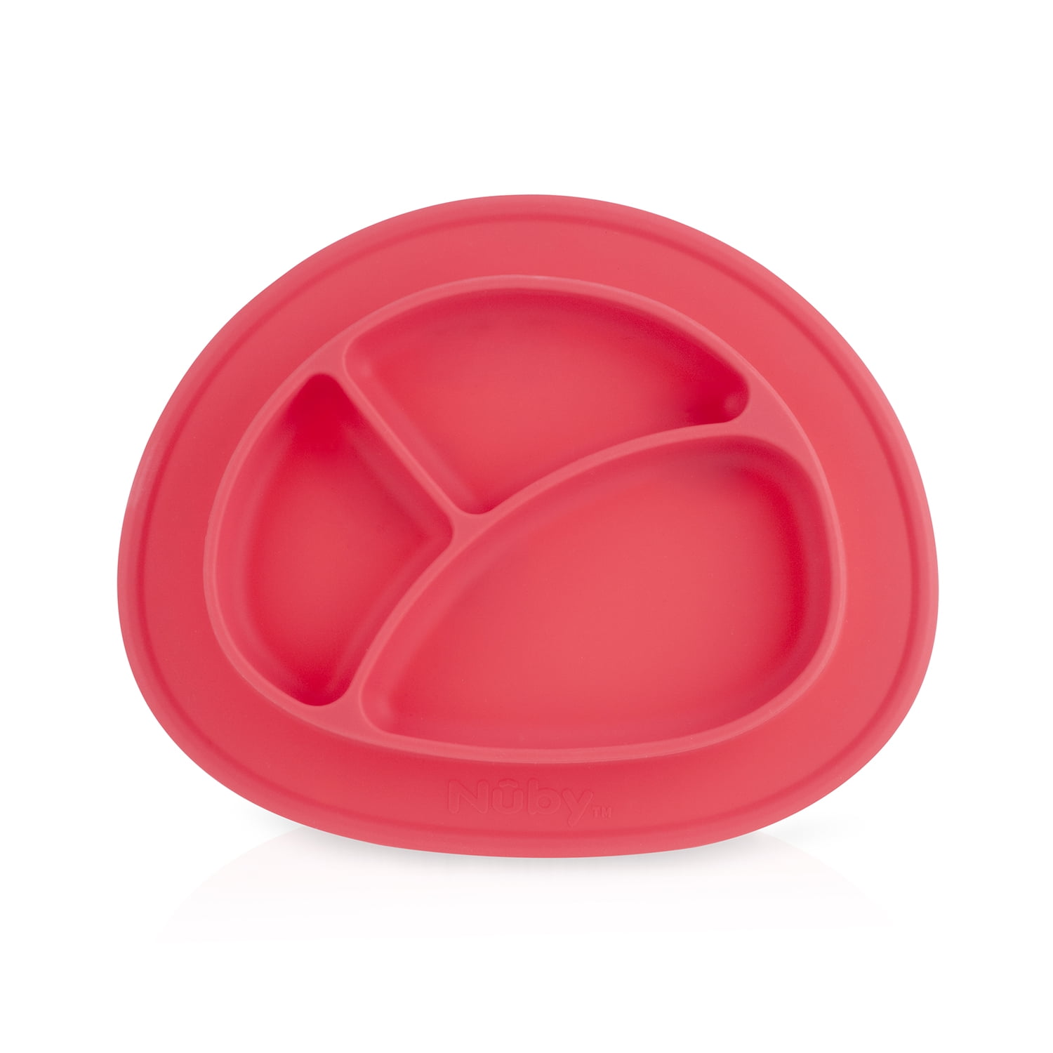 Nuby Sure Grip Silicone Miracle Mat 3 Section Plate
