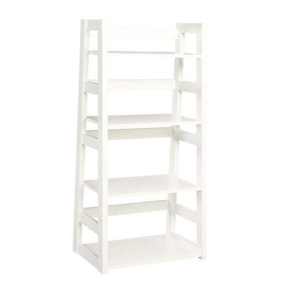 Scranton & Co 4 Shelf Bookcase in White
