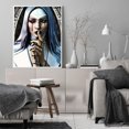 thumbnail image 4 of Wdftyju Bordado completo DIY lienzo estampado 11CT punto de cruz Weeping Nun Kit decoración de pared Wdftyju 6qs5dy3gm8ml3fc3, 4 of 9