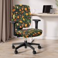 thumbnail image 6 of Psesaysky Tropical Cocktail 2 Pack Set Computer Chair Cover for High Back Chairs, Washable Non-Slip Polyester Office Chair Slipcovers, 6 of 8