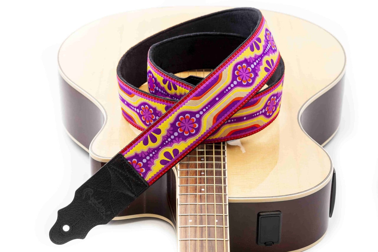 RightOn! Straps Standard Plus Laurel Guitar Strap Purple