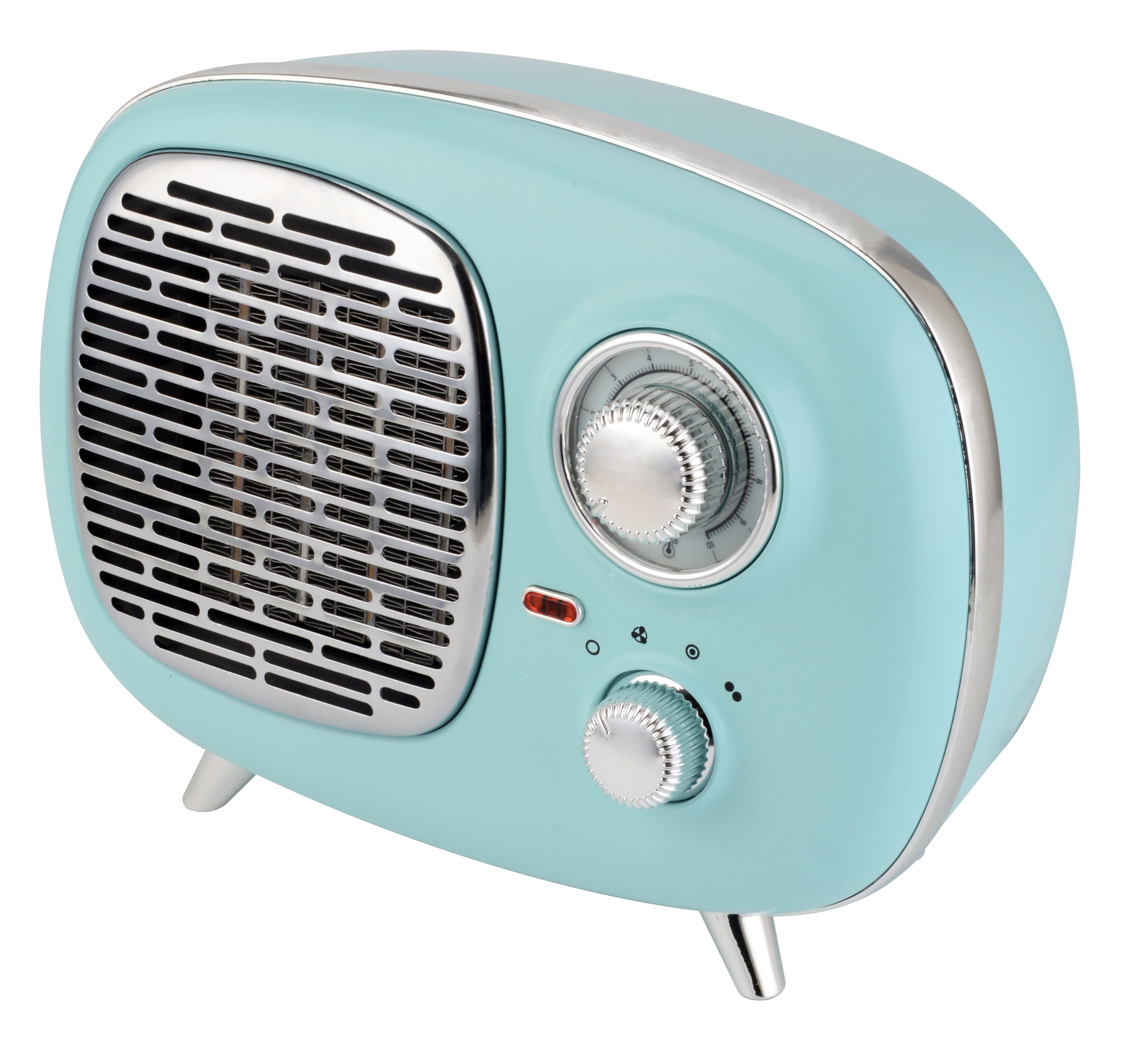 Better Homes & Gardens Electric Ceramic Retro Heater 1500W Indoor, Mint