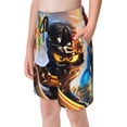 thumbnail image 2 of Ninjago Boy'S Swim Trunks Quick Dry Board Shorts Kids Beach Swim Shorts Bathing Suits Swimsuit, 2 of 8