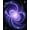 Purple, Pattern 1, variant on Flatwoven High Traffic Area Rug, Cosmic Vortex Swirl Abstract Galactic Illusion Design, Non Slip, Stain Resistant, Washable Area Rugs for Living Room, Bedroom(Purple, 2X3)